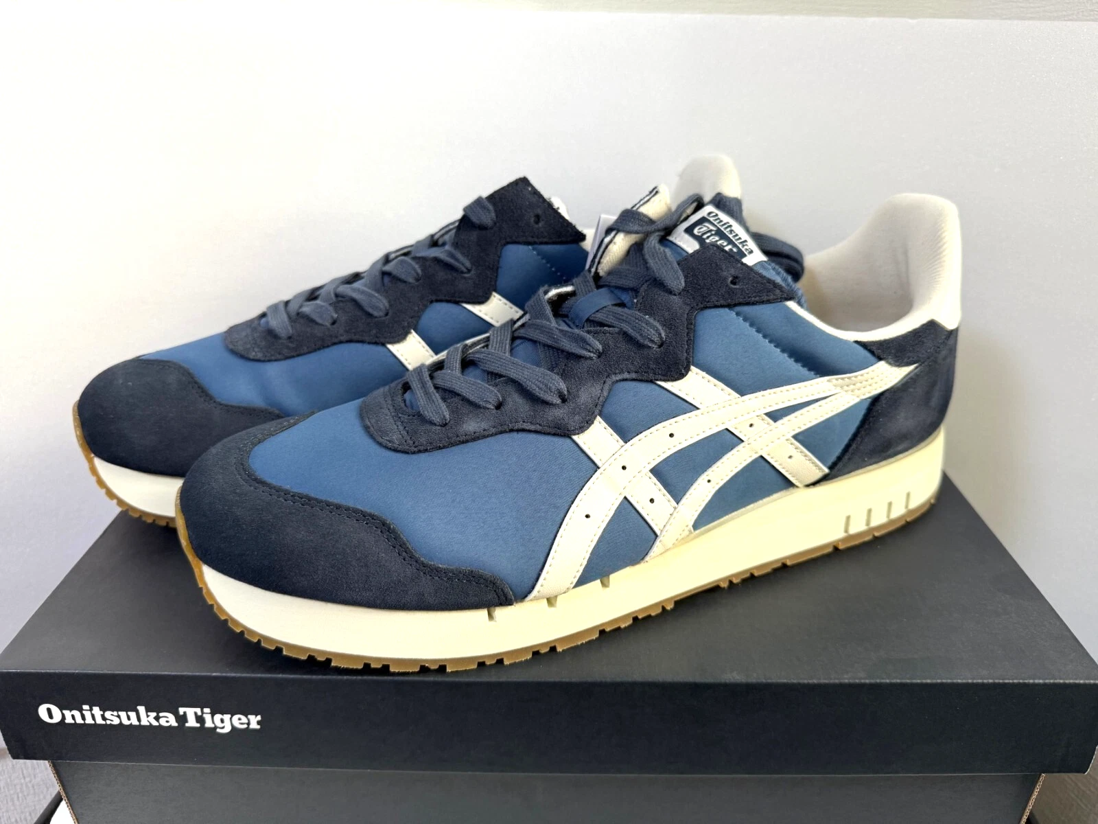 ASICS Onitsuka Tiger X CALIBRO 1183C289 400 scarpe unisex crema squalo grandi US7 5 14