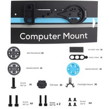 Manubrio integrato supporto computer bici compatibile con GPS/Garmin/Bryton/Wahoo