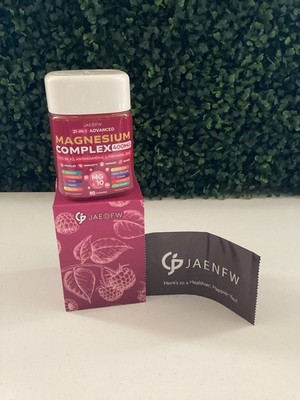JAEFW Magnesium Complex 400mg Raspberry Gummies 90 Ct