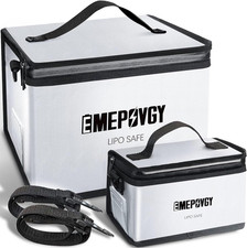 Fireproof Battery Safe Bag Explosionproof Battery Storage Guard Pouch for Charge