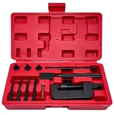 13PCS Chain Cutter Rivet Tool Set Riveting Breaker ATV/Bike/Motorcycle/Cam Drive