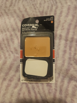 New CoverGirl Outlast All-Day Ultimate Finish 3-in-1 Foundation, Buff Beige 425