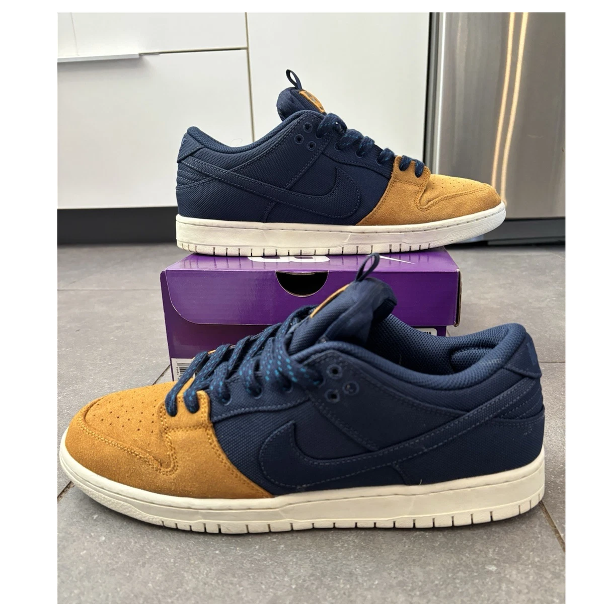 Preços baixos em Nike Dunk SB Low Navy Desert Ochre | eBay