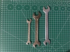 X3 Vintage Heyco imperial spanners.
