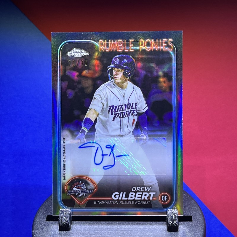 DREW GILBERT AUTO #71/99 2024 Topps Pro Debut Chrome #PD-114 