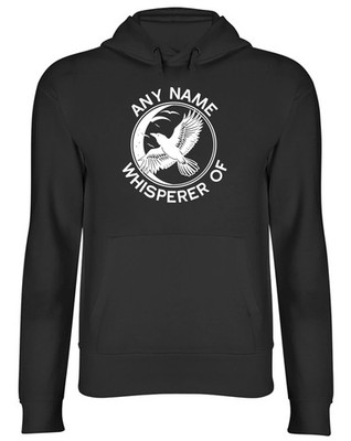 PERSONALISIERTER LUSTIGER HOODIE MIT BELIEBIGEM NAMEN KRÄHENFLÜSTERER HERREN DAMEN KAPUZE TOP