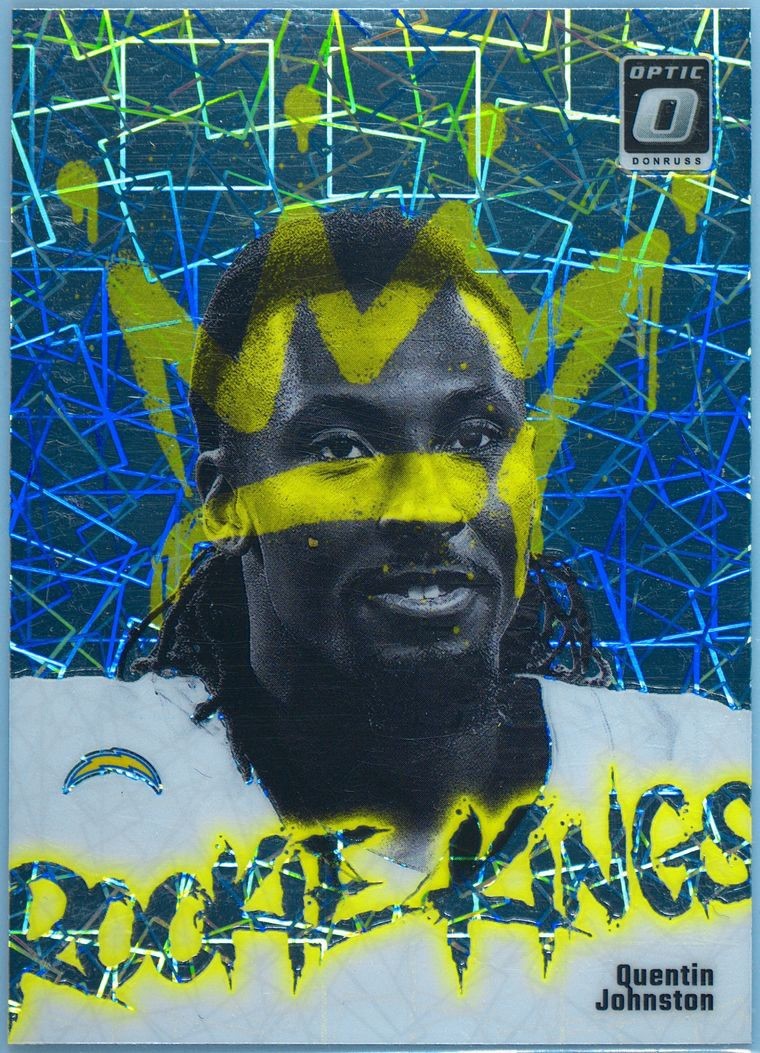 2023 DONRUSS OPTIC ROOKIE KINGS LAZER PRIZM #15 QUENTIN JOHNSTON 
