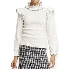 Sandro Paris womens size S naturals Viviane R...