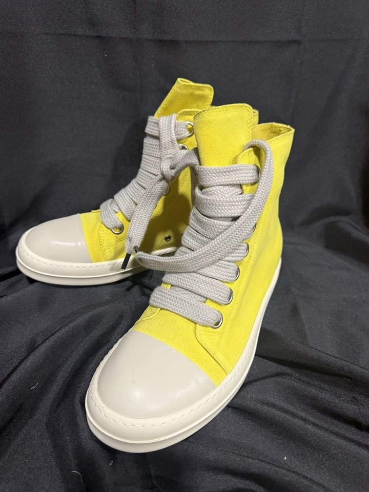 Rick Owens DRKSHDW Ramones High Top Sneaker Size 8 EU 40 - Image 2 of 4