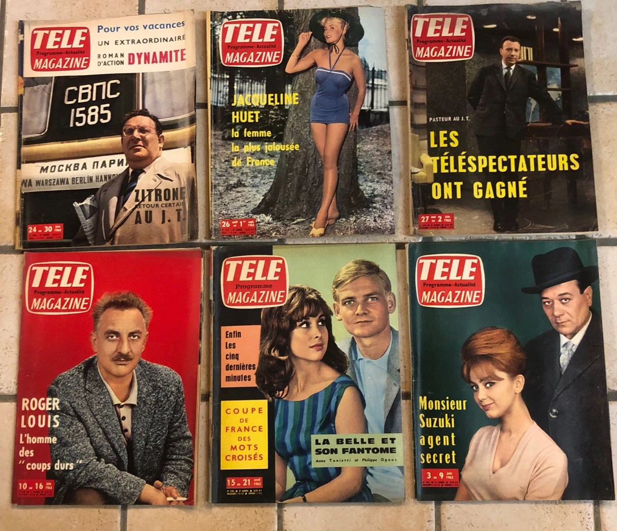 LOT N°13 DE 9 anciens magazines revues L'EXPRESS de 1972 EUR 17,00