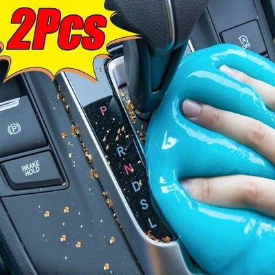 Car Cleaning Gel Universal Detailing Putty Dust Cleaner Slime For Vent Interior