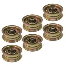 (Pack of 6) Flat Idler Pulleys for Cub Cadet & MTD 756-0981, 7560981 Lawnmower