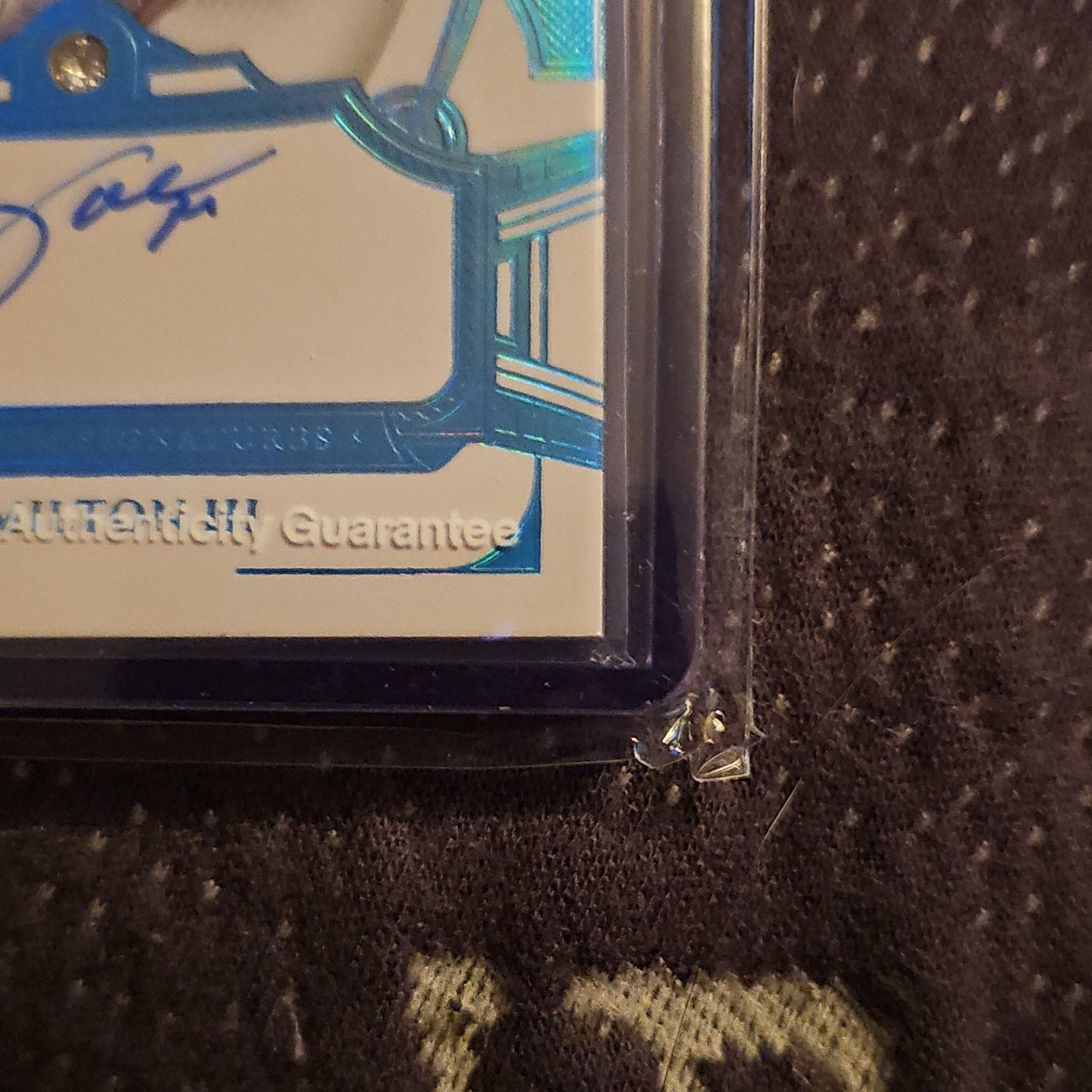 Joe Milton III 2024 Flawless Collegiate 1/1 Diamond Auto RC view 3