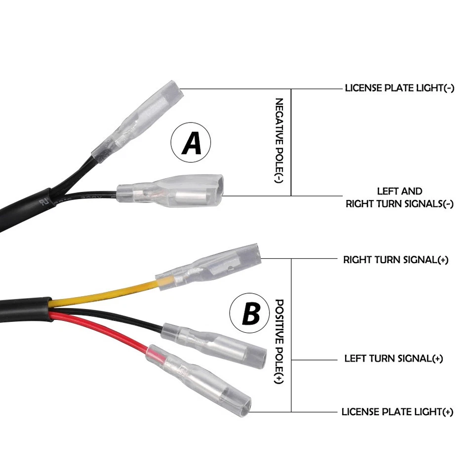 Conector de enchufe adaptador de luz de matrícula de señal de giro para BMW S1000R 2014-2018 Foto 3 de 4