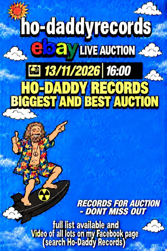 Vinyl Record Auction : 13/11/2026 : 16:00 hrs - Beatles, Bowie, Zappa