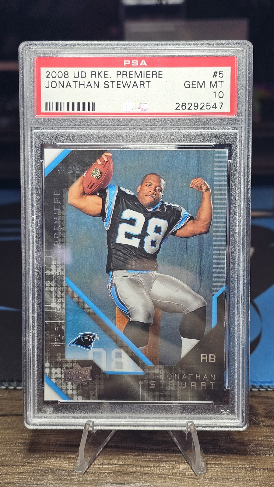 Jonathan Stewart Upper Deck Rookie Premiere #5 Base
