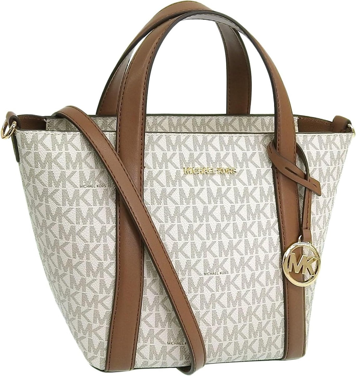 Michael Kors] Outlet Pratt Small Signature Logo Tote Bag