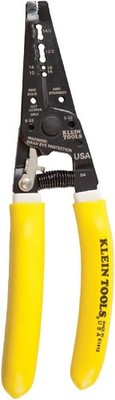 Klein Tools K1412 Dual NM Cable Cutter and Stripper, Made in USA, for 12/14 AWG