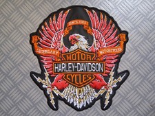 Größerer gestickter Harley-Davidson-Aufnäher