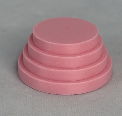 Pink DEVO energy dome 45 RPM adapter
