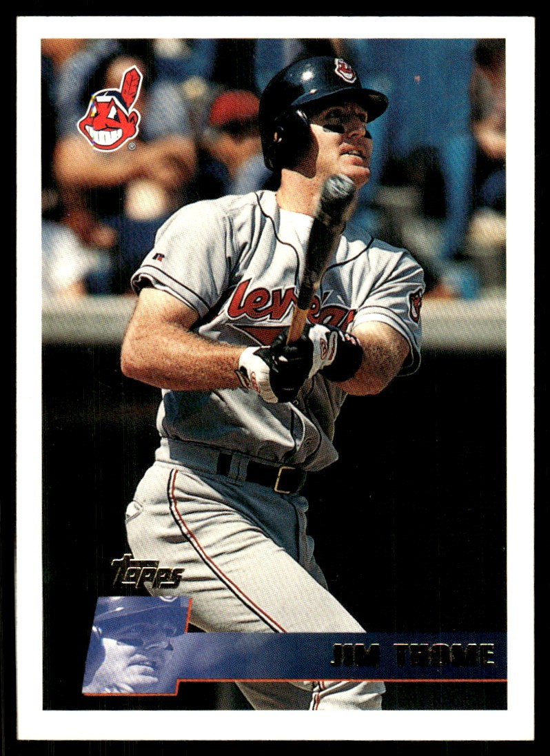 Jim Thome 1996 Topps #253 Indians MLB READ FREE SHIPPING AutographDen