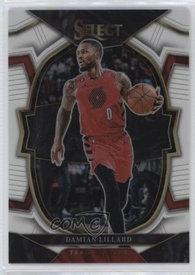 2022-23 Panini Select Concourse White Prizm 32/149 Damian Lillard #7 11es