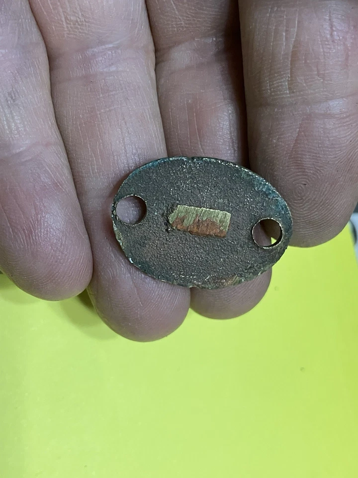 Alça de peito georgiana antiga de bronze campanha do século XVIII ORIGINAL POR ALÇA  - Imagem 3 de 4