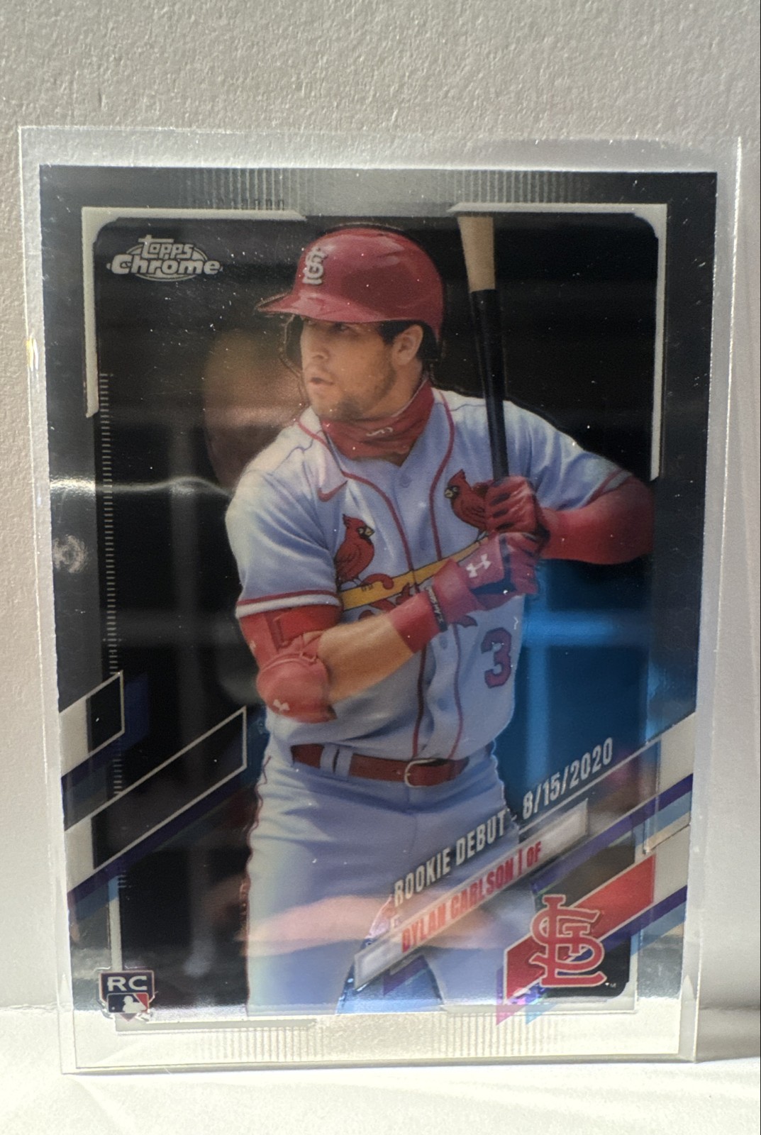 2021 Topps Chrome Update - Rookie Debut Dylan Carlson #USC54 (RC) Cardinals