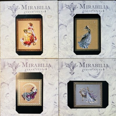Mirabilia Royal Holiday, Moon Flowers, Snow Queen,Stargazer Cross Stitch Pattern