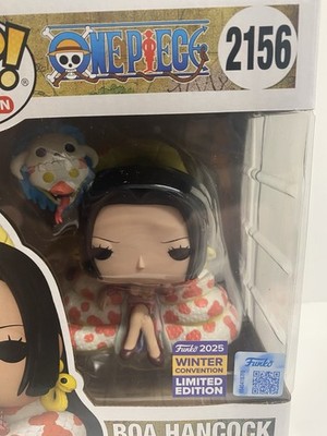 Funko Pop! One Piece Boa Hancock #2156 (On Throne) Winter Con LE