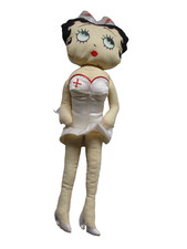 Betty Boop 13" Doll 1988 Vintage Nurse GET WELL Plush King syndicate Features