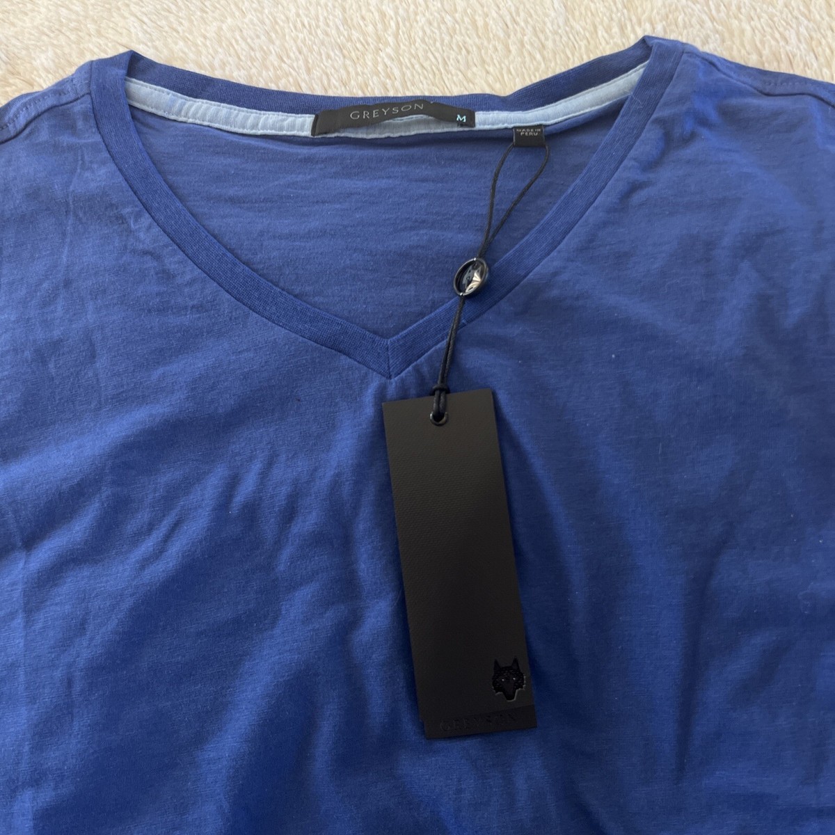 NWT Greyson Spirit Stretch Pima Cotton T Shirt Sz Medium $58 | eBay