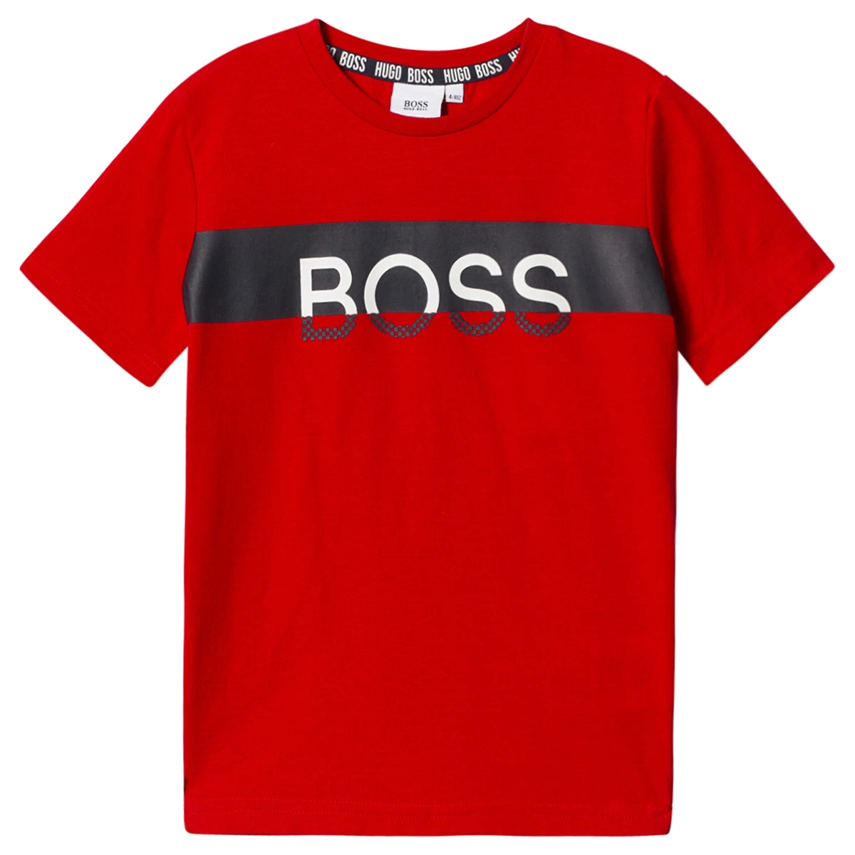 Red hugo boss t shirt sales