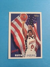 RUTHIE BOLTON 1995 TOPPS TEAM USA WNBA BASKETBALL CARD # 2 H9137