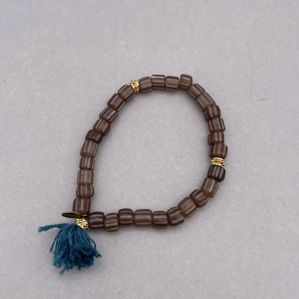 Shashi Tilu Bracelet Beaded Tassel Bracelet Lot of Tow Multicolor  - Image 3 of 4