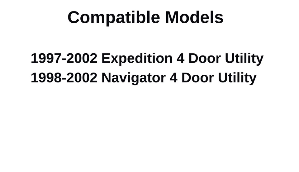 Fits 97-02 Ford Expedition Lincoln Navigator Rear Back Window Glass Heated Foto 3 de 4