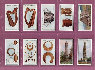 Tobacco Cigarette cards Treasures of Ireland 1930