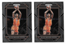 2023 PRIZM WNBA BASKETBALL OLIVIA NELSON-ODODA #68 LOT OF 2,CONNECTICUT SUN