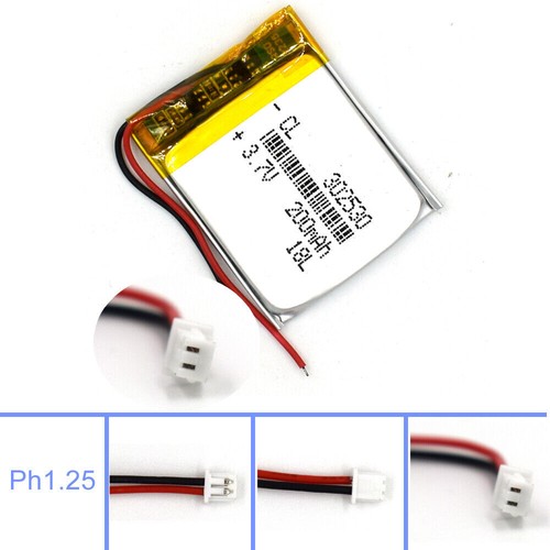 302530 Battery 3.7V Lipolymer 200mAh Rechargeable Cell for Recorder GPS MP3 Navi - Picture 10 of 18