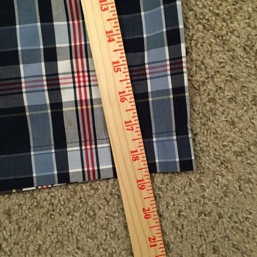 Chaps Pencil Skirt Size 12 Blue/Red/White Plaid Belted Unlined - 第 5/9 張圖片