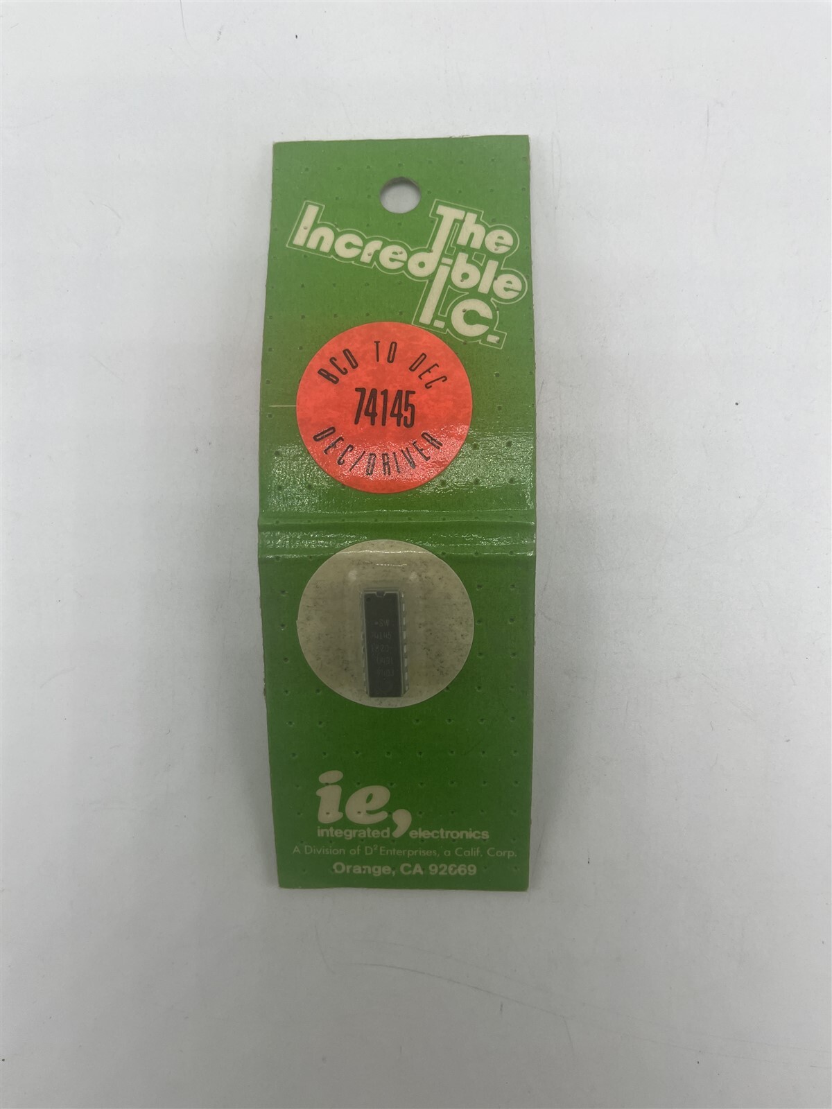 Integrated Electonrics BCD to DEC DEC/DRIVER 74145