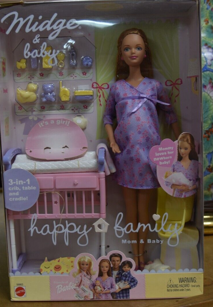 BARBIE HAPPY FAMILY - PREGNANT MIDGE -2002 | eBay