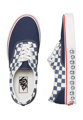 vans off the wall blue shoes