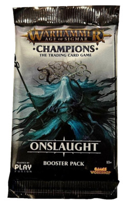 Warhammer Age of Sigmar Champions Onslaught Einzel Booster TCG Englisch OVP