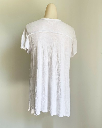 Camiseta blanca para mujer Homeless Chic Mossimo Supply Co., talla M - Imagen 6 de 8