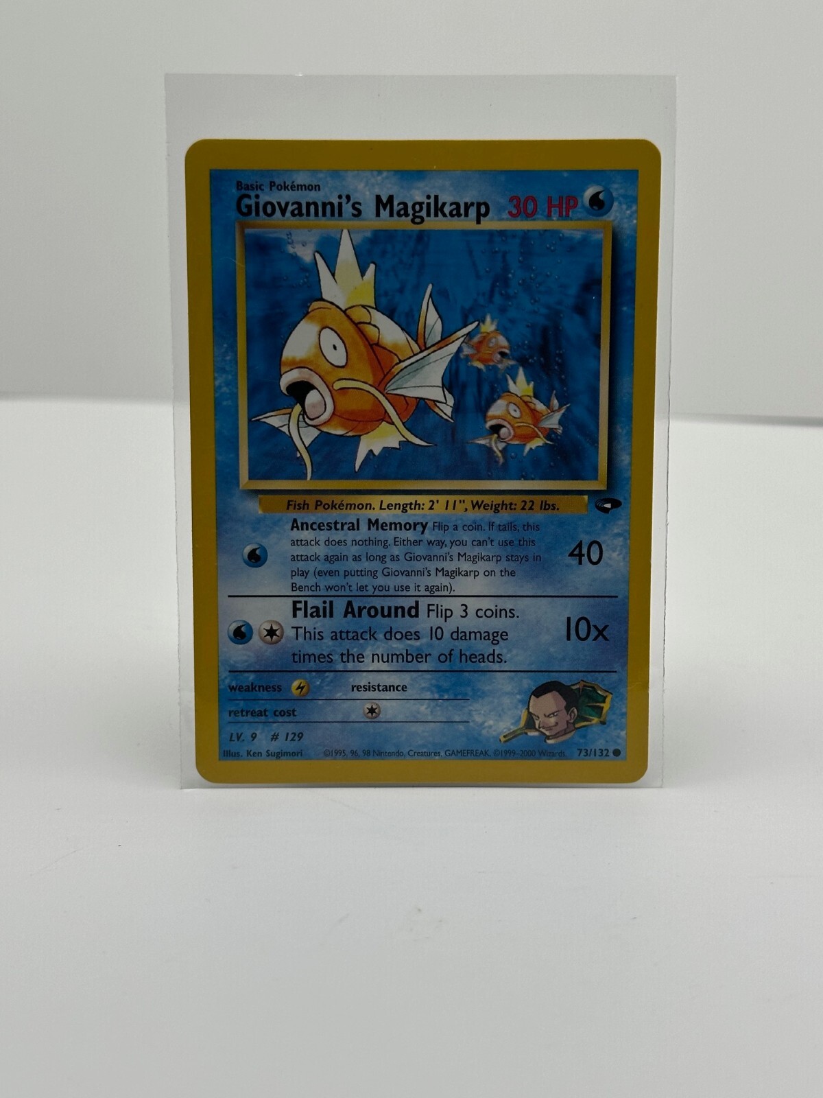 2000 Pokemon TCG Gym Challenge Giovanni's Magikarp - 73/132 - NM