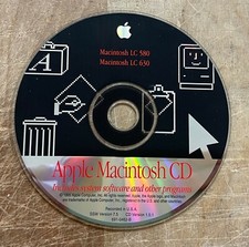 Apple Macintosh LC580/LC630 Version 7.5 Software Install CD P/N: 691-0462-B
