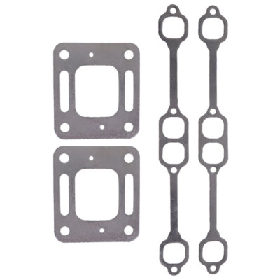 Manifold Gasket For Mercruiser 5.0 MPI 5.7 350 Mag Riser Block v8 Elbow Kit