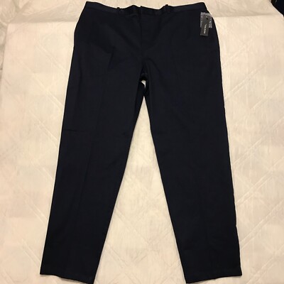 NDSTRY by ICO dark blue dress pants 44X33 nwt