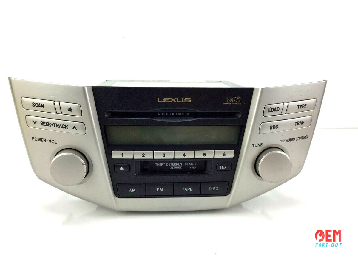 2004 Lexus Rx330 OEM Radio 6 Disc CD Player Mark Levinson P6827